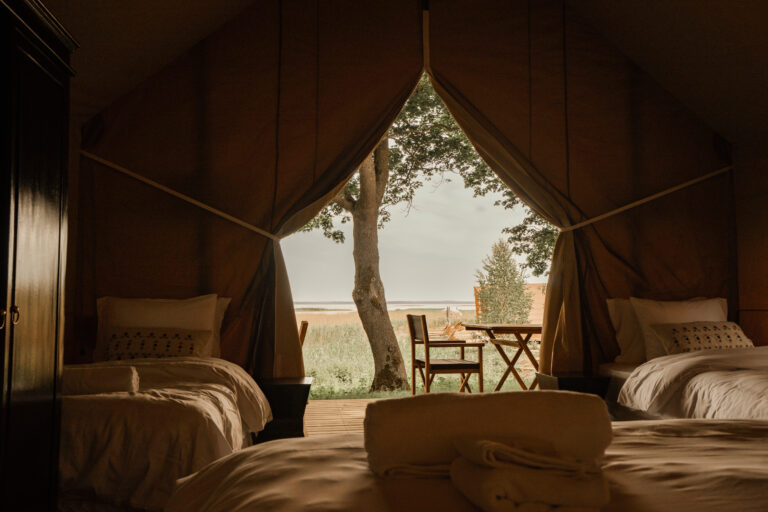 A Sea View from a Suite Tent